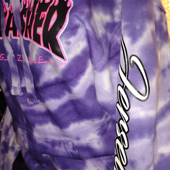 Thrasher Magazine Purple Hoodie - Picture 2 of 4